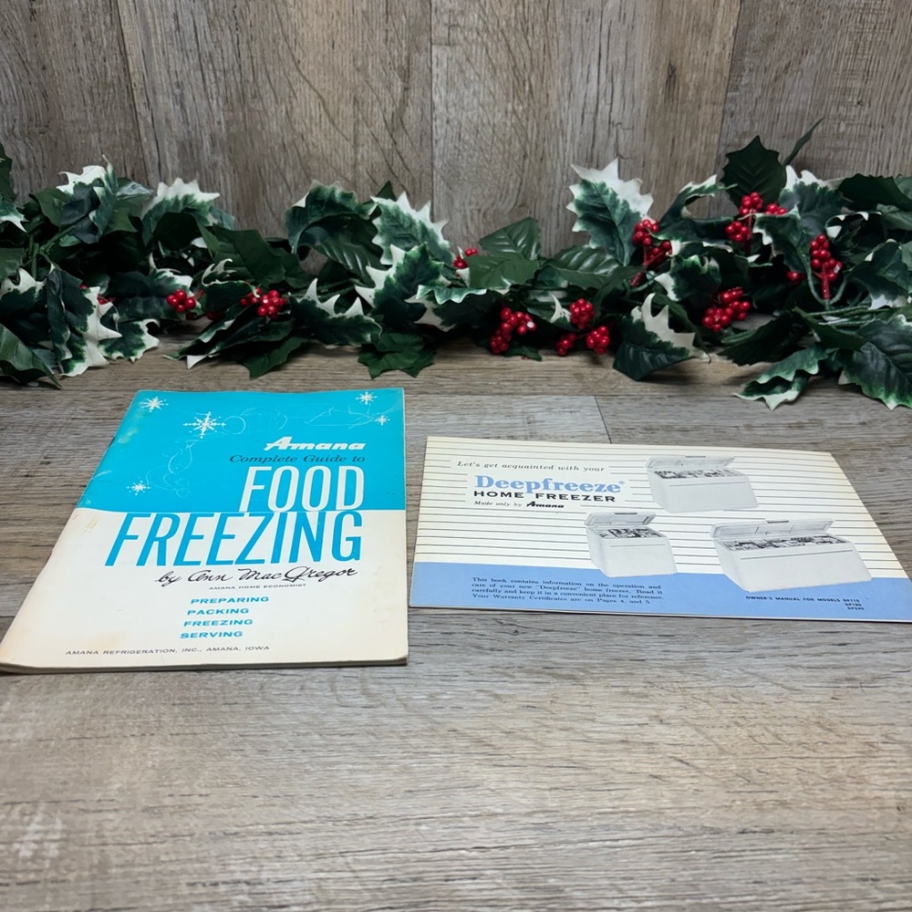 Vintage Amana Complete Guide to Food Freezing  Paperback by Ann Mac Gregor